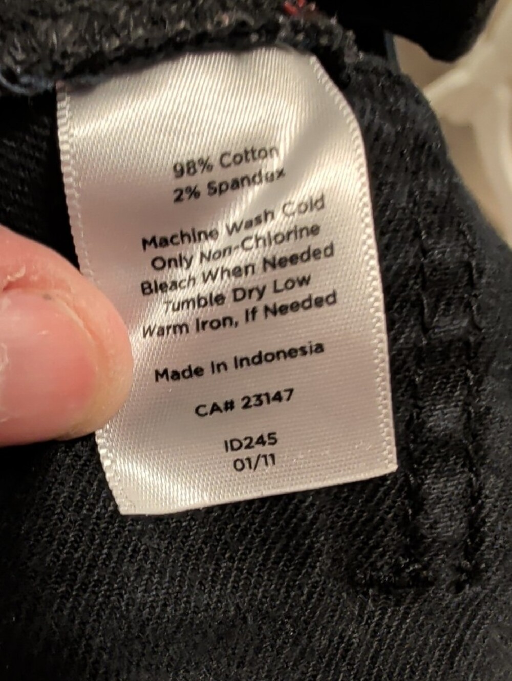 HERITAGE- 18WP Black Ankle Jeans - Picture 8 of 8
